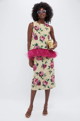Roses Pencil Skirt